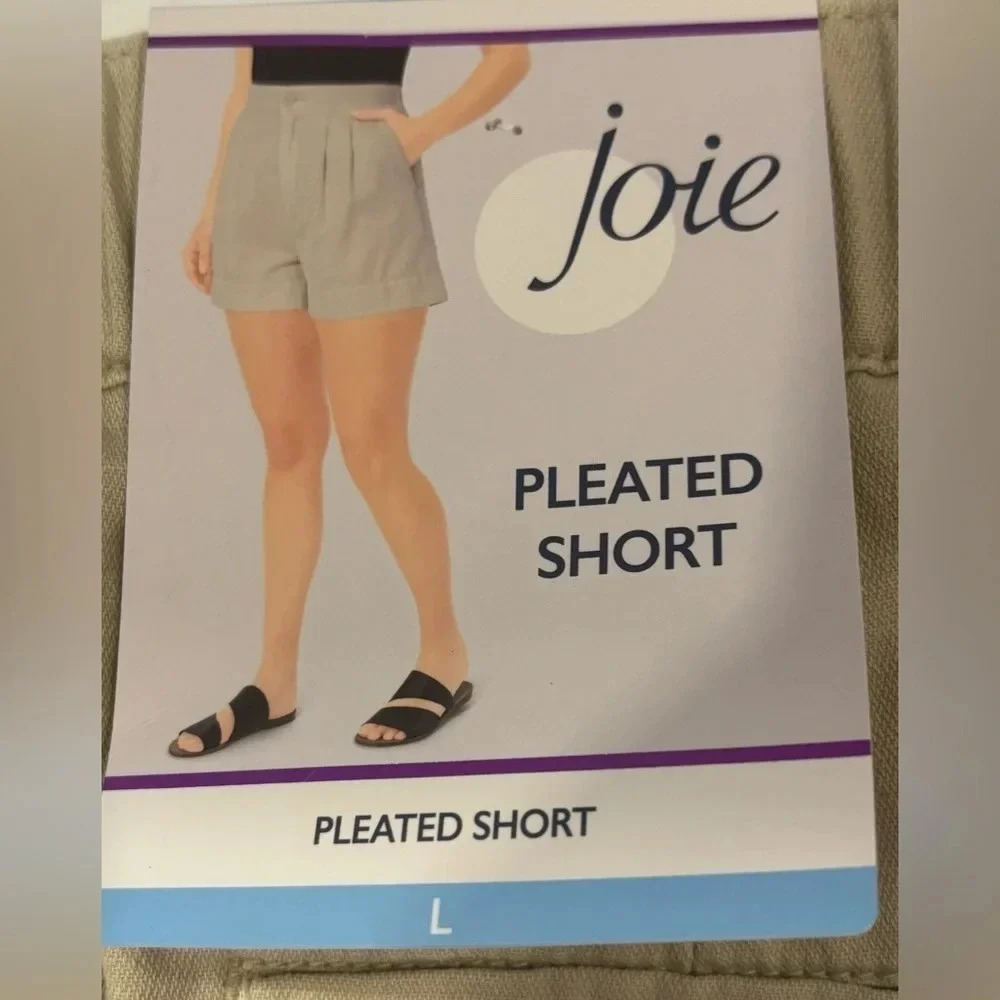 Joie Pleated Short Women’s Size L NWT